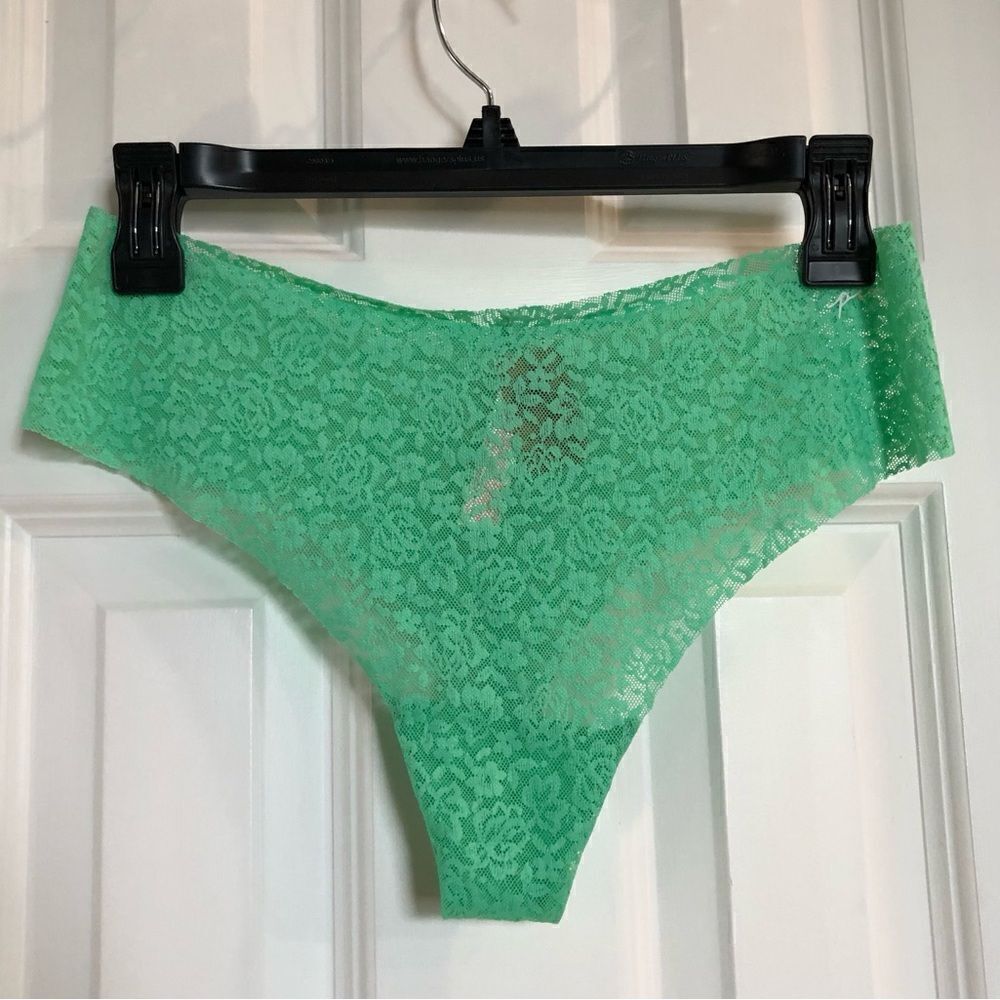PINK Victoria’s Secret - NWT - L Sz XL 2-Pack Panties-Lace Thong & String Bikini - Picture 2 of 15